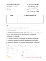 de thi giua hoc ki 1 mon toan lop 5 truong tieu hoc tai van 2 soc trang nam 2017 2018