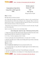 de kiem tra giua ki i mon ngu van lop 6 truong thcs va thpt nguyen tat thanh ha noi nam 2017 2018