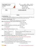 de thi giua hoc ki 2 mon tieng viet lop 5 truong TH tran thoi 2