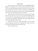 Khảo sát, đánh giá về trách nhiệm của lãnh đạo văn phòng trong tổ chức và quản lý công tác văn thư lưu trữ tại Ủy ban nhân dân huyện Đông Hưng, tỉnh Thái Bình