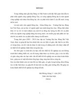 Lập quy trình công nghệ cho tàu hàng rời 22500 DWT tại công ty CNTT bạch đằng 