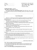 de ktra giua ky mon tieng viet lop 3