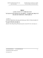 Thiết kế bản vẽ thi công tuyến đường qua hai điểm a b thuộc địa phận cát sơn, huyện nghĩa đàn, tỉnh nghệ an 