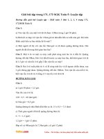 giai bai tap trang 171 172 sgk toan 5 luyen tap