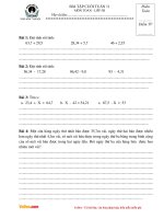 bai tap cuoi tuan cho HSY lop 5 tuan 11 12