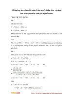 toan boi duong HSG lop 5 bieu thuc va phep tinh lien quan den gia tri bieu thuc