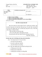 de thi hoc ki 2 mon tieng viet lop 2 truong TH tran the nam hoc 2016 2017