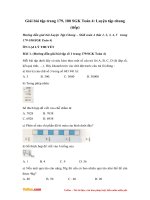 giai bai tap trang 179 180 sgk toan 4 luyen tap chung