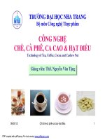 Khoa Công nghệ Thực phẩm   Tài liệu chuyên môn   Nguồn tài liệu   Bài giảng của các môn học