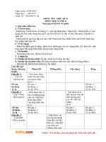 de thi hki2 mon dia ly lop 6 truong thcs binh giang