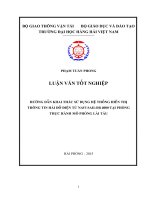 Hướng dẫn khai thác sử dụng hệ thống hiển thị thông tin hải đồ điện tử navi sailor 4000 tại phòng thực hành mô phòng lái tàu 