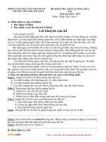 de thi giua hoc ki 1 mon tieng viet lop 4 truong tieu hoc Dan hoa nam hoc 2016 2017