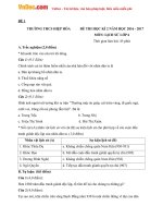 bo de thi hoc ki 2 mon lich su lop 6 nam hoc 2016 2017