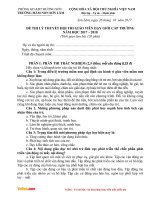 de thi giao vien day gioi truong mam non son lam nam 2017 2018