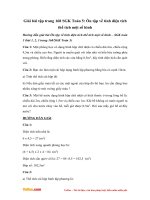 giai bai tap trang 168 sgk toan 5 on tap ve tinh dien tich the tich mot so hinh