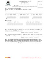 bai tap cuoi tuan cho HSG lop 5 tuan 11 12