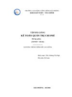 Tập bài giảng - Tài liệu học tập Bàigi ngKTQTCP
