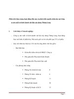 Phân tích thực trạng hoạt động đào tạo và phát triển nguồn nhân lực tại công ty sản xuất và kinh doanh vật liệu xây dựng thăng long 