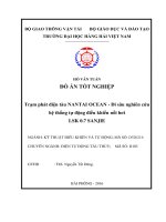 Trạm phát điện tàu nantai ocean  đi sâu nghiên cứu hệ thống tự động điều khiển nồi hơi LSK 0 7 SANJIE 