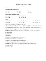 bai tap cuoi tuan lop 2 tuan 9 tuan 10