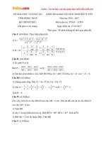 de thi khao sat hsg mon toan lop 6 so gd dt dong thap nam hoc 2016 2017