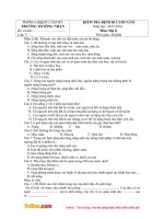 de thi hki2 mon dia ly lop 4 truong tieu hoc song nhan