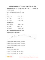 giai bai tap trang 151 152 sgk toan 2 ki lo met