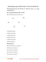 giai bai tap trang 143 sgk toan 2 cac so tu 101 den 110