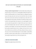 Đào tạo và phát triển nguồn nhân lực tại doanh nghiệp vàng bạc 