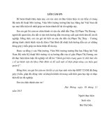 Đánh giá hiện trạng quản lý chất thải rắn y tế tại bệnh viện đa khoa thái bình và đề xuất một biện pháp nhằm nâng cao hiệu quả quản lý 