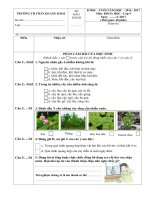 de thi hoc ki 2 mon khoa hoc lop 4 truong TH tran quang khai nam 2016 2017