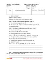 de thi hoc ki 2 mon su dia lop 4 truong TH dong kho 1 binh thuan nam 2016 2017