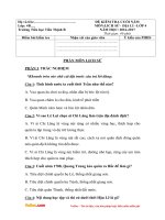 de thi hoc ki 2 mon su dia lop 4 truong TH tien thinh nam 2016 2017