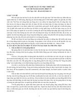 MỘT VÀI ĐỀ XUẤT VỀ VIỆC THIẾT KẾ XÂY DỰNG BÀI GIẢNG ĐIỆN TỬ