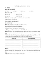 bai tap cuoi tuan lop 2 tuan 11 tuan 12