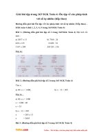 giai bai tap trang 163 sgk toan 4 on tap ve cac phep tinh voi so tu nhien tiep