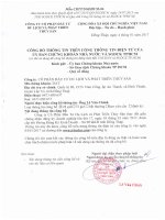 CBTT thay doi giay DKKD lan 17