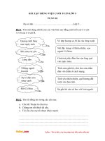 bai tap tieng viet lop 5 tuan 10