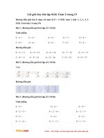 giai bai tap trang 19 sgk toan 2 8 cong voi mot so 8 5