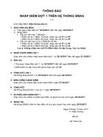 thong bao giaovien nhap diem dot 910201722