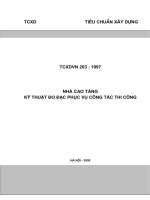 3 TCXDVN203 1997 Nha cao tang Ky thuat do dac phuc vu thi cong