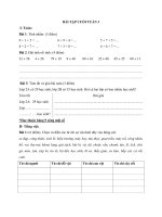 bai tap cuoi tuan lop 2 tuan 3 tuan 4