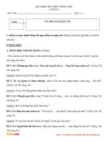 de thi hoc ki 2 mon tieng viet lop 2 co bang ma tran de thi so 2