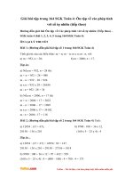 giai bai tap trang 164 sgk toan 4 on tap ve cac phep tinh voi so tu nhien tiep