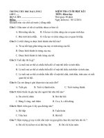 de kiem tra cuoi ki 1 mon khoa hoc lop 5 nam 2014 2015 truong tieu hoc dai lanh 2