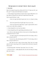 bai tap luyen tu va cau lop 5 dai tu dai tu xung ho