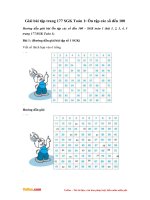 giai bai tap trang 177 sgk toan 1 on tap cac so den 100