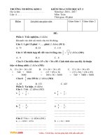 de thi hoc ki 2 mon toan lop 4 truong dong kho 1 nam 2016 2017