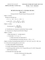 de thi hk 1 mon toan lop 8 nam 2013 2014 huyen long my