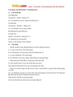 cach dung should shouldnt nen khong nen unit 6 sgk tieng anh 6 moi